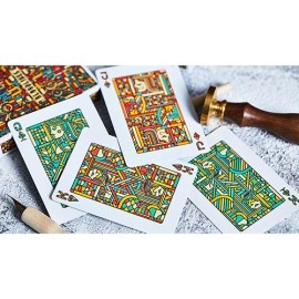 Mazzo di carte Bloodlines (Ruby Red) Playing Cards by Riffle Shuffle