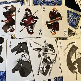 Mazzo di carte 5th Kingdom Semi-Transformation (Player Edition Gilded Blue 2 Way) Playing Cards