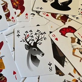 Mazzo di carte 5th Kingdom Semi-Transformation (Player Standard Edition Blue 2 Way) Playing Cards