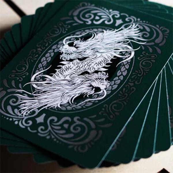Mazzo di carte Bicycle Dragon Playing Cards (Green) by USPCC