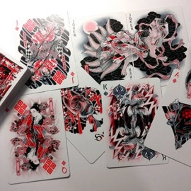 Mazzo di carte Sumi Kitsune Tale Teller Playing Cards by Card Experiment