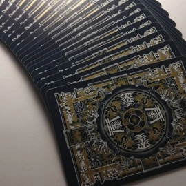 Mazzo di carte Sumi Kitsune Myth Maker (Blue) Playing Cards by Card Experiment