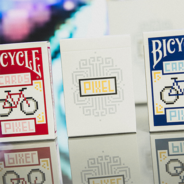Mazzi di carte Bicycle PIXEL Playing Cards Collector 3 card Set By TCC Presents