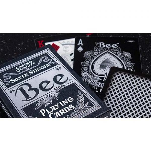 Mazzo di carte Bee Silver Stinger Playing Cards by USPCC