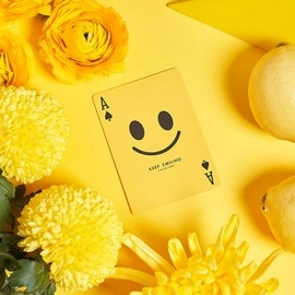 Mazzo di carte Keep Smiling Yellow V2 Playing Cards by Bocopo