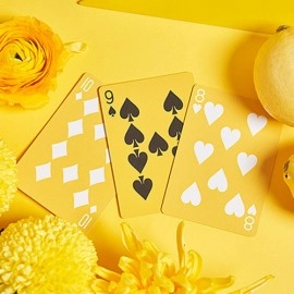 Mazzo di carte Keep Smiling Yellow V2 Playing Cards by Bocopo