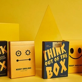 Mazzo di carte Keep Smiling Pearl Gold V2 Playing Cards by Bocopo