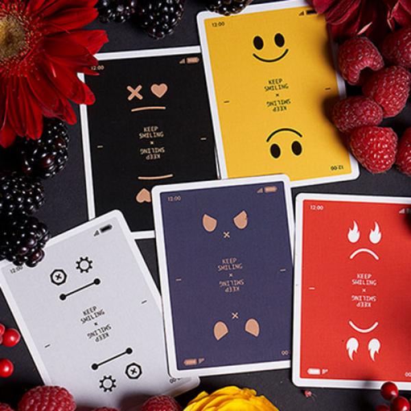 Mazzo di carte Keep Smiling Pearl Gold V2 Playing Cards by Bocopo