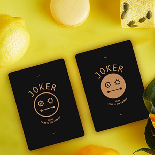 Mazzo di carte Keep Smiling Black V2 Playing Cards by Bocopo