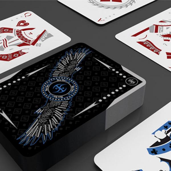Mazzo di carte Silver Falcon Throwing Cards (Foil) by Rick Smith Jr. and De'vo