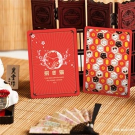 Mazzo di carte Bicycle Maneki Neko (RED) Playing Cards by Bocopo