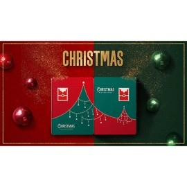 Mazzo di carte Christmas Playing Cards (Red) by TCC