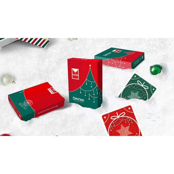 Mazzo di carte Christmas Playing Cards (Green) by TCC