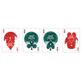 Mazzo di carte Christmas Playing Cards (Green) by TCC