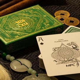 Mazzo di carte Chao (Green) Playing Cards by MPC
