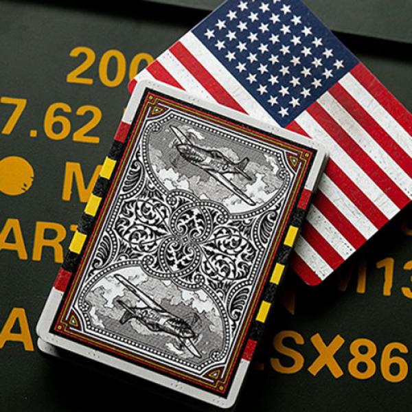 Mazzo di carte Peter Dash Flash - P51 Mustang Playing Cards by Kings Wild Project Inc.
