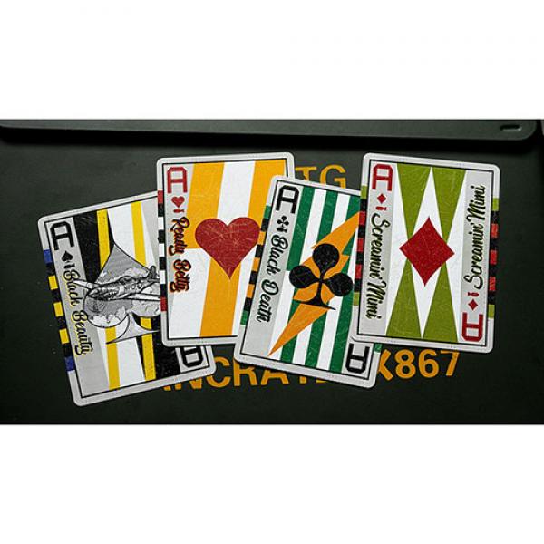 Mazzo di carte Peter Dash Flash - P51 Mustang Playing Cards by Kings Wild Project Inc.