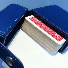 MAZE Leather Card Case (Blue) by Bond Lee