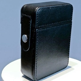 MAZE Leather Card Case (Black) by Bond Lee