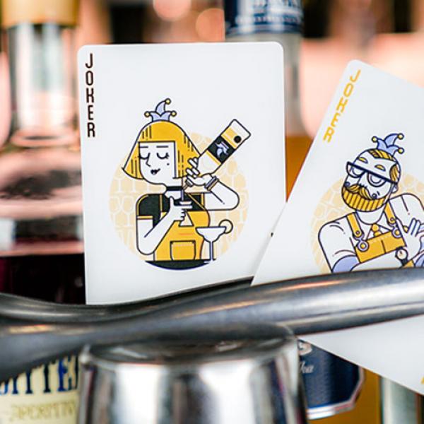 Mazzo di carte Nightclub Champagne Edition Playing Cards by Riffle Shuffle