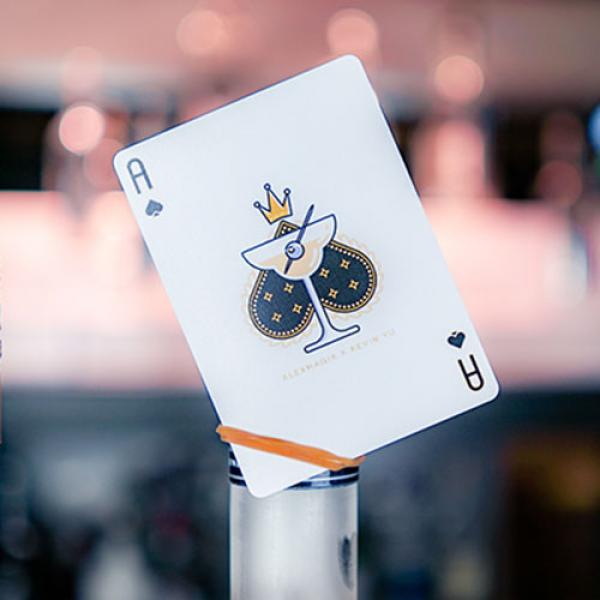 Mazzo di carte Nightclub Champagne Edition Playing Cards by Riffle Shuffle