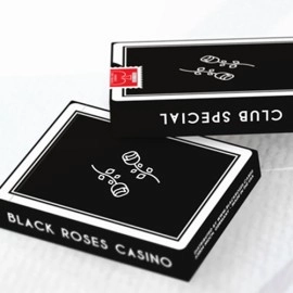 Mazzo di carte Black Roses Casino Playing Cards