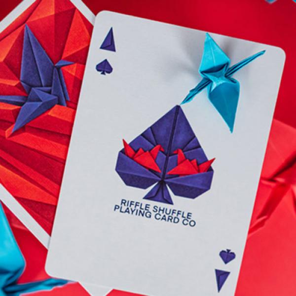 Mazzo di carte 1000 Cranes Playing Cards by Riffle Shuffle