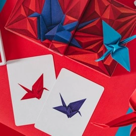 Mazzo di carte 1000 Cranes Playing Cards by Riffle Shuffle