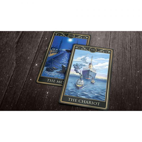 Mazzo di Tarocchi Deluxe Titanic Tarot Cards (Wood Box and Boarding Pass)