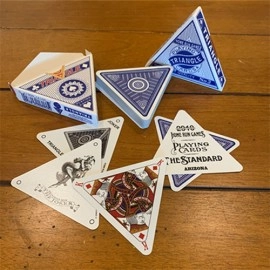 Mazzo di carte Triangle (Blue) Playing Cards