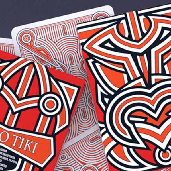 Mazzo di carte Hello Tiki (Red) Playing Cards