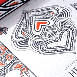 Mazzo di carte Hello Tiki (Red) Playing Cards