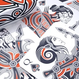 Mazzo di carte Hello Tiki (White) Playing Cards