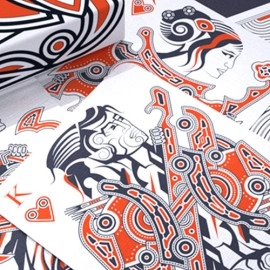 Mazzo di carte Hello Tiki (White) Playing Cards