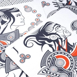 Mazzo di carte Hello Tiki (White) Playing Cards
