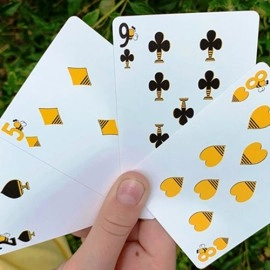 Mazzo di carte Gilded Bicycle Beekeeper Playing Cards (Light)