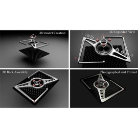 Mazzo di carte Chrome Kings Carbon Playing Cards (Foiled Edition)