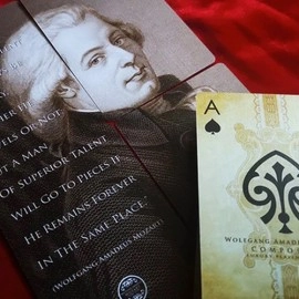 Mazzo di carte Wolfgang Amadeus Mozart (Composers) Playing Cards