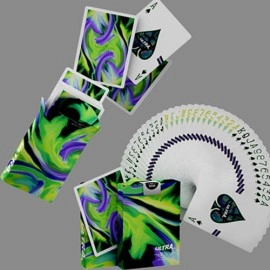 Mazzo di carte Ultra Green Playing Cards by Gemini