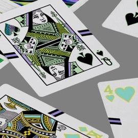 Mazzo di carte Ultra Green Playing Cards by Gemini