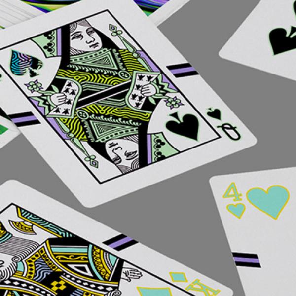 Mazzo di carte Ultra Green Playing Cards by Gemini