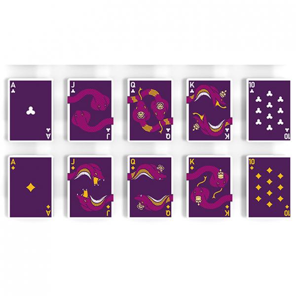 Mazzo di carte The Serpent (Purple) Playing Cards