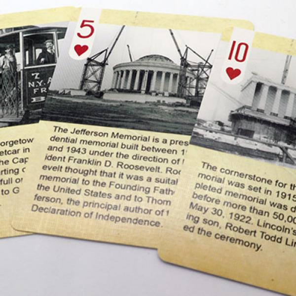 Mazzo di carte History Of Washington DC Playing Cards