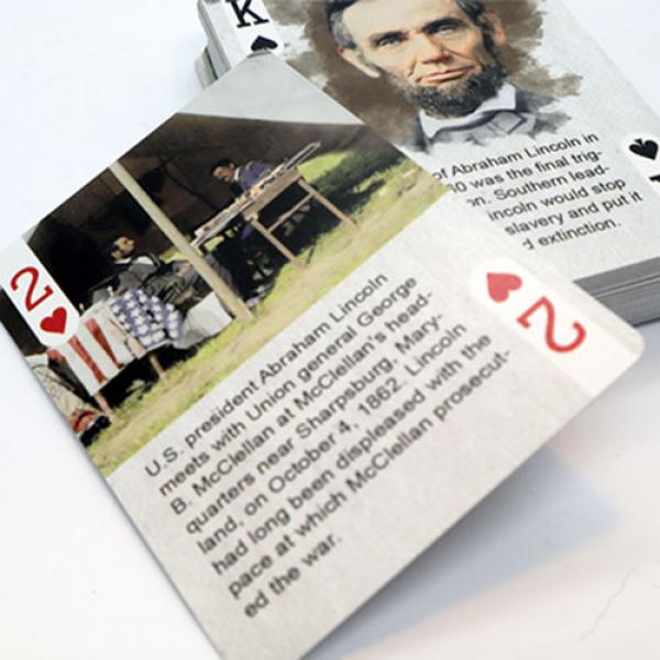 Mazzo di carte History Of American Civil War Playing Cards