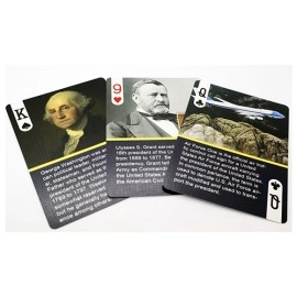 Mazzo di carte History Of American Presidents Playing Cards
