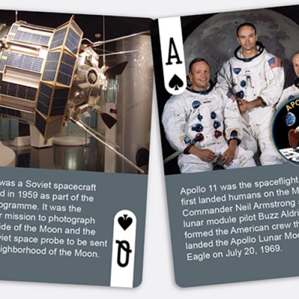 Mazzo di carte History Of Space Race Playing Cards