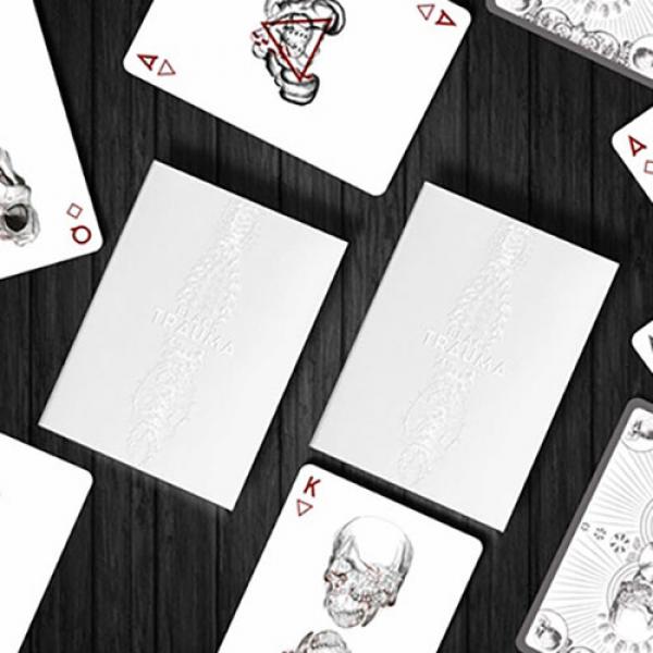 Mazzo di carte Black Trauma White Edition Playing Cards