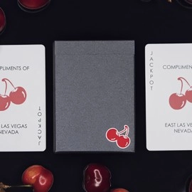Mazzo di carte Cherry Casino House Deck Playing Cards True Black (Black Hawk)  by Pure Imagination Projects
