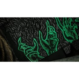 Mazzo di carte 666 Green Playing Cards by Riffle Shuffle