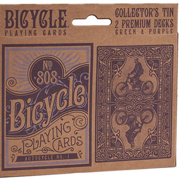 mazzi di carte Bicycle Retro Tin Playing Cards by US Playing Card Co